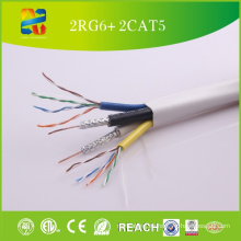 Cable compuesto de alta calidad 2RG6 y 2UTP Cat5e